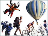 Avanturistički izleti, biciklizam, trekking, let balonom, paintball, planinarenje, jahanje konja, paragliding..